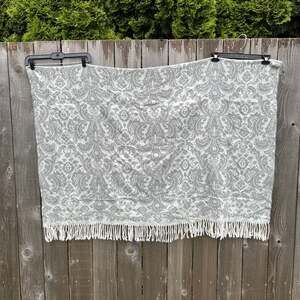 Grand Resort Collection Gray Throw Blanket w/ Fringe